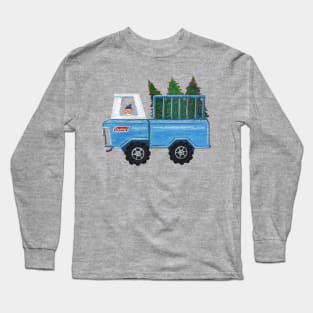 Christmas Tree Truck Long Sleeve T-Shirt